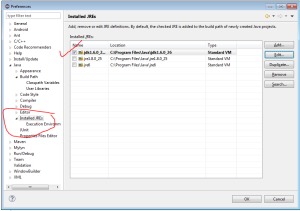 Download JDK 1.6.0_26 and select it here