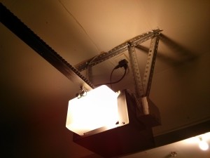 Goodies tucked into small cardboard box on the side. USB power from ceiling.